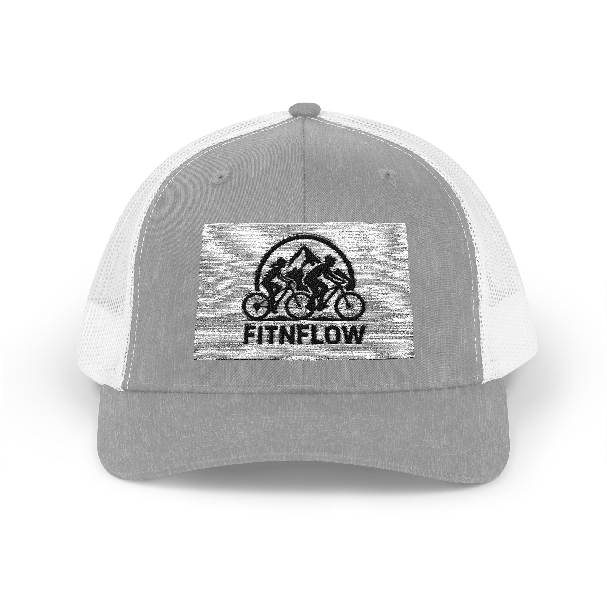 Mountain Bike Snapback Cap, Outdoor Adventure Hat, Cycling Trucker Cap, Hiking Baseball Cap, Nature Lover Gift - FitNFlow