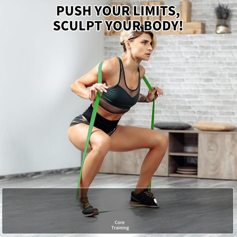 Resistance Bands Set of 5 – Pull up Assistance Bands for Men & Women, Heavy Duty Workout Bands for Exercise, Strength Training, Stretching, Physical Therapy, Home & Gym - FitNFlow
